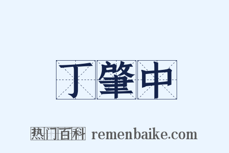 丁肇中是什么意思的图片